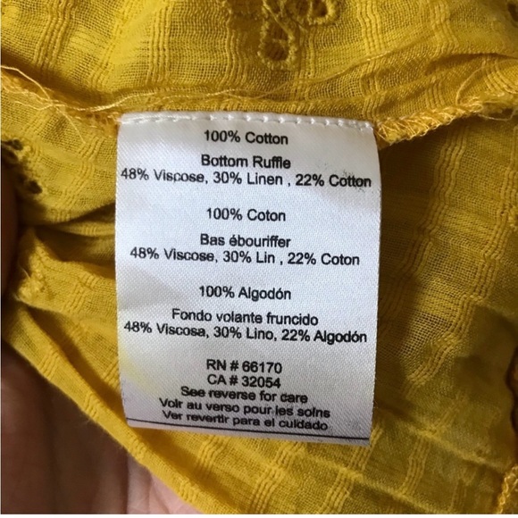 Mustard color maxi dress from anthropology size 24 - Picture 5 of 6